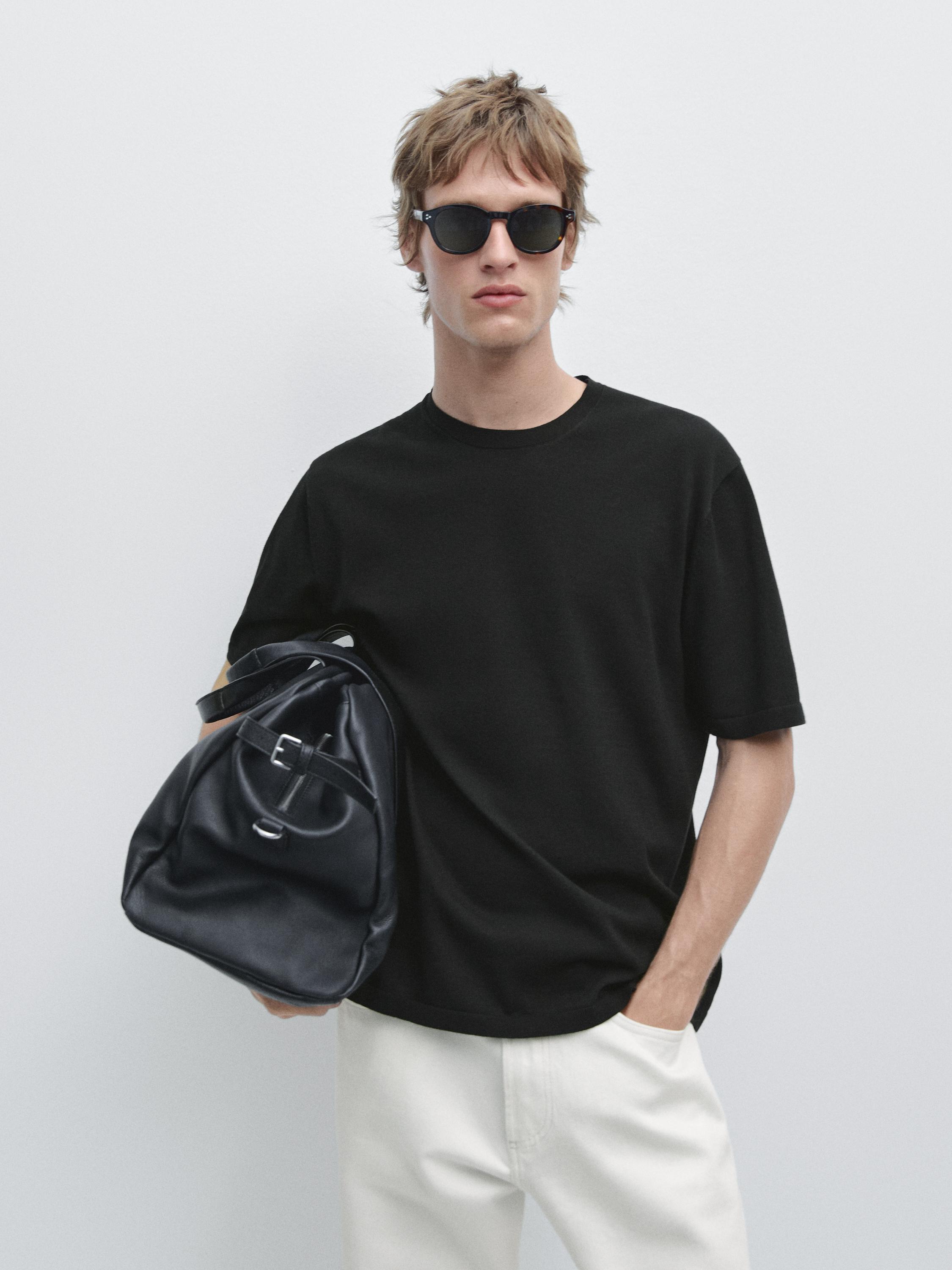 100% cotton short sleeve knit sweater